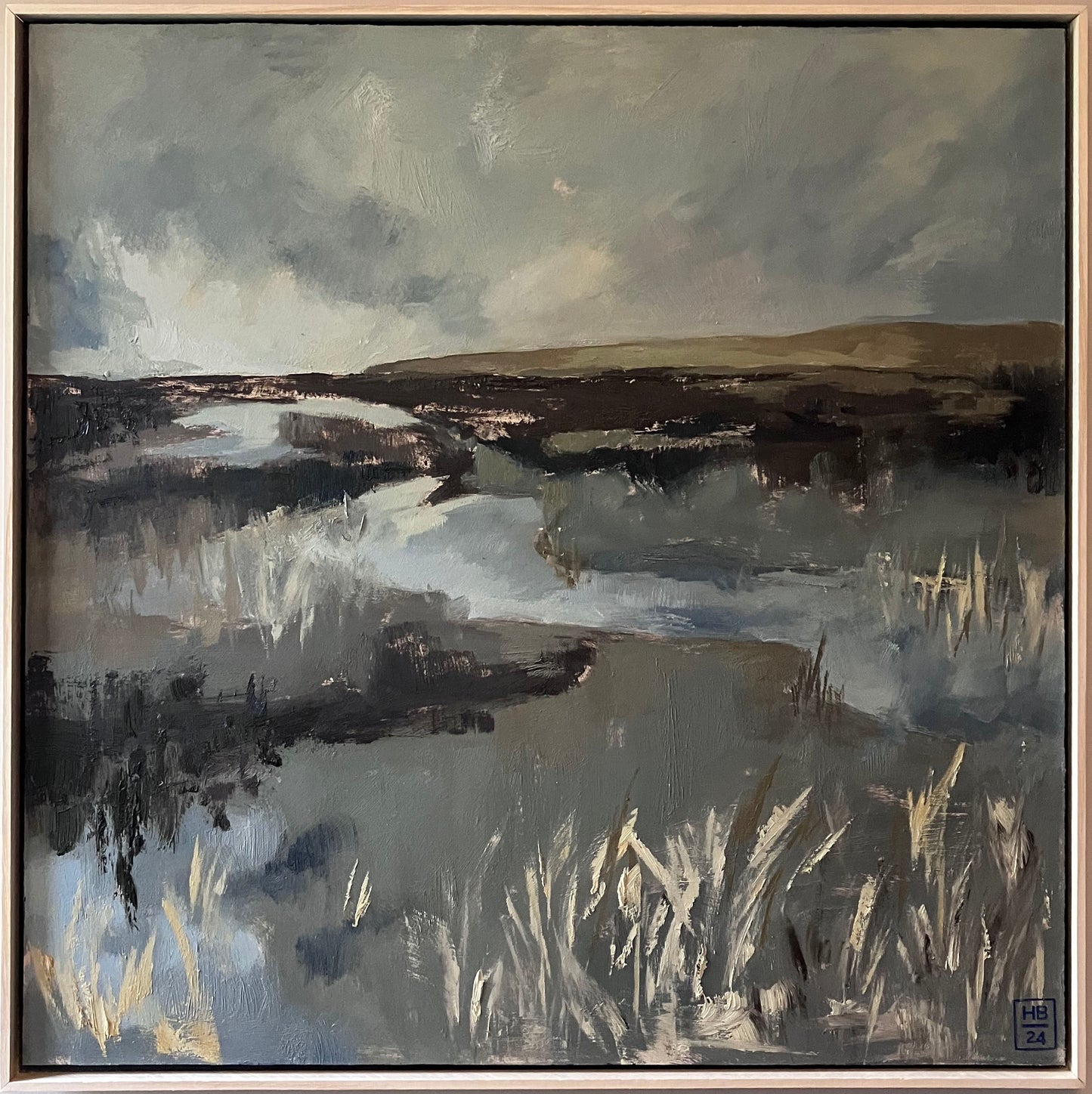 Moorland after heavy rain,2024