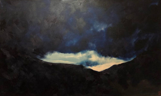 Mid-Gower, almost dark.